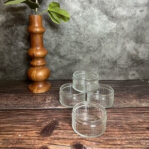 Ramekins Clear Glass Set of Four 4 oz